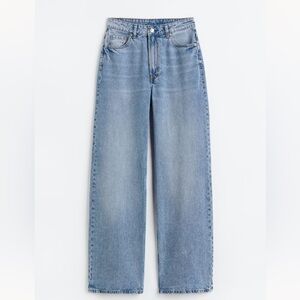 H&M High Rise Wide Jean 12